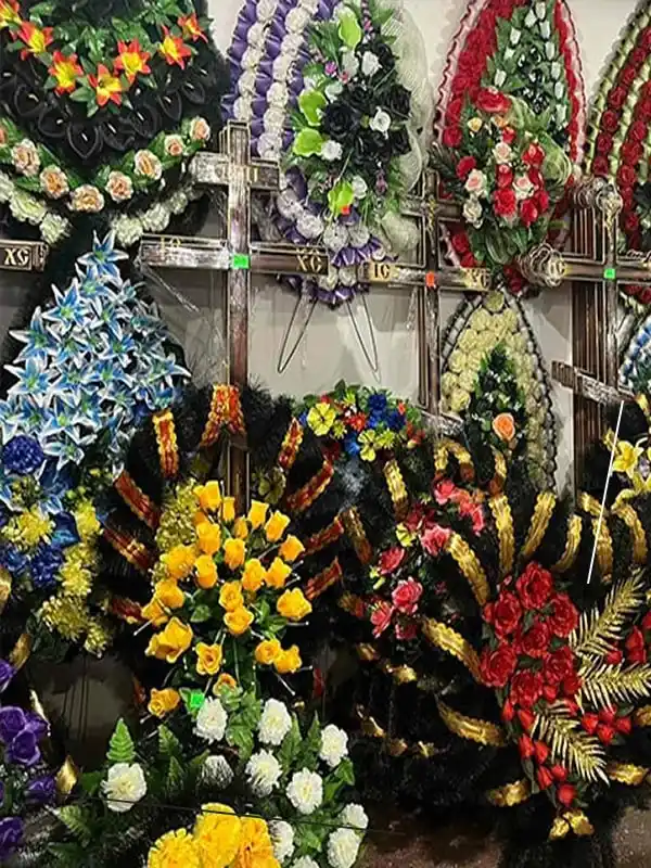 Wreaths and accessories in the city of Kamianske